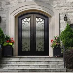 Custom Design Wrought Iron Door For Sale